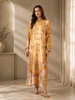 2614 | Printed Silk Kaftan Set