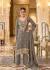 Eba Silk embroidered suit - Grey