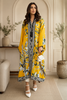 Yellow Floral Kaftan | Premium Long Top