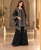 Noor Cape and Palazzo outfit - Black
