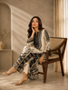 2608 | Printed Silk Kaftan Set