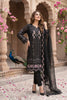 Black Chiffon Embellished 3 Piece Suit