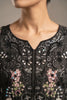 Black Chiffon Embellished 3 Piece Suit