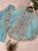 Noor Cape and Palazzo outfit - Sky Blue