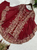 Noor Cape and Palazzo outfit - Maroon