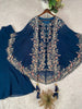 Noor Cape and Palazzo outfit - Teal