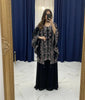 (Pre-Order) Noor Cape and Palazzo outfit - Black