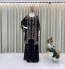 (Pre-Order) Noor Cape and Palazzo outfit - Black