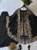 (Pre-Order) Noor Cape and Palazzo outfit - Black