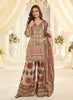 Fatimah printed palazzo suit - Soft Mauve