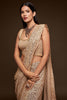 Celeste Sequin Saree – Champagne
