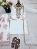 Noor White Soft Silk Farshi Suit