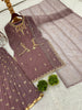 Noor Embellished Mauve suit - Ladies