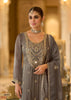 Eba Silk embroidered suit - Grey