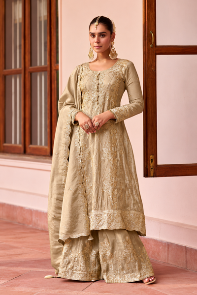 Gulkayra 7682 kameez and palazzo – full view