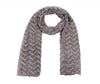 Brown dogtooth print Scarf 91843